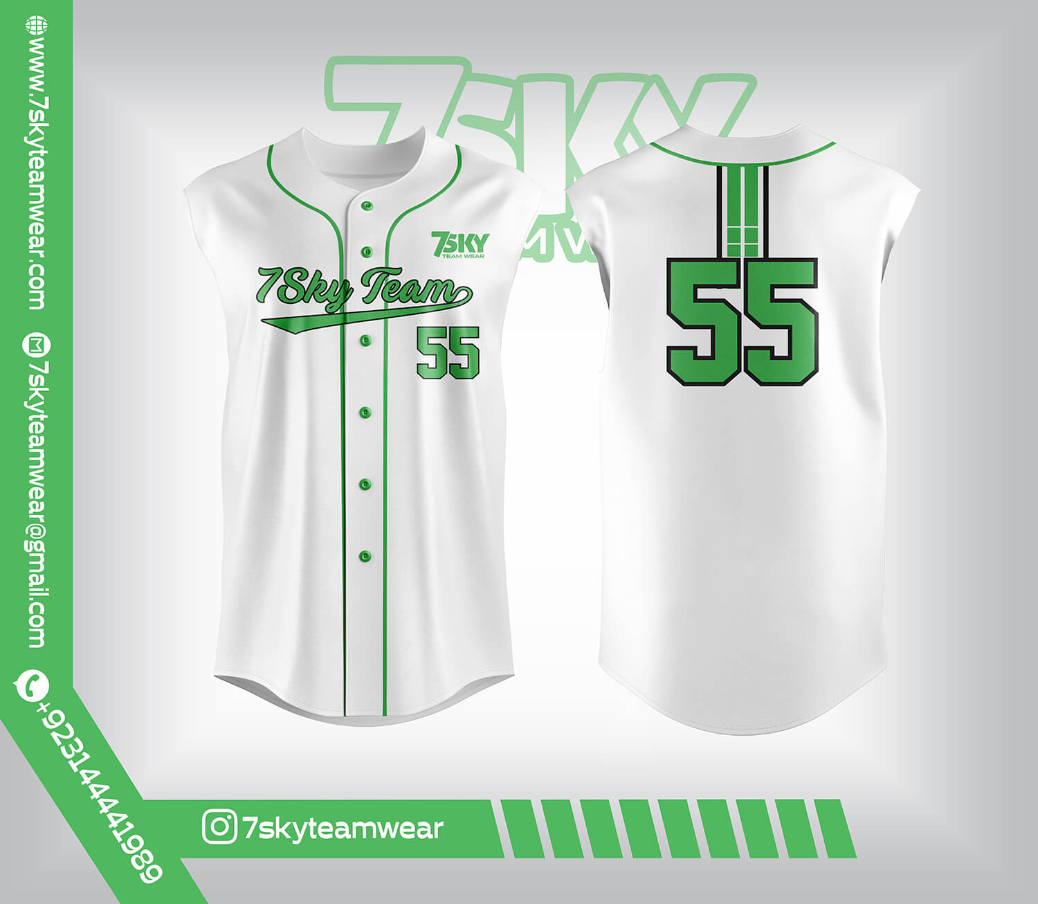 Baseball Sleeveless Jersey
