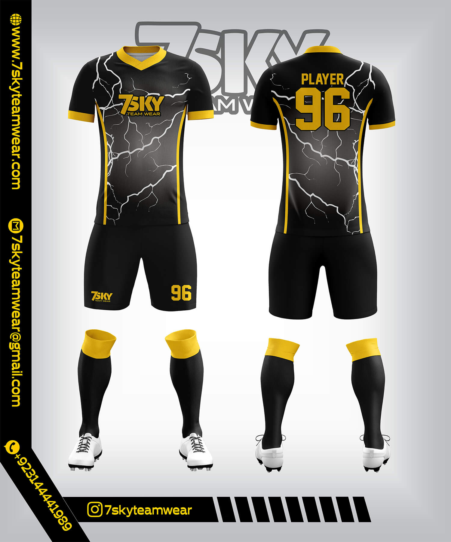 Raglon Half Sleeve V Neck