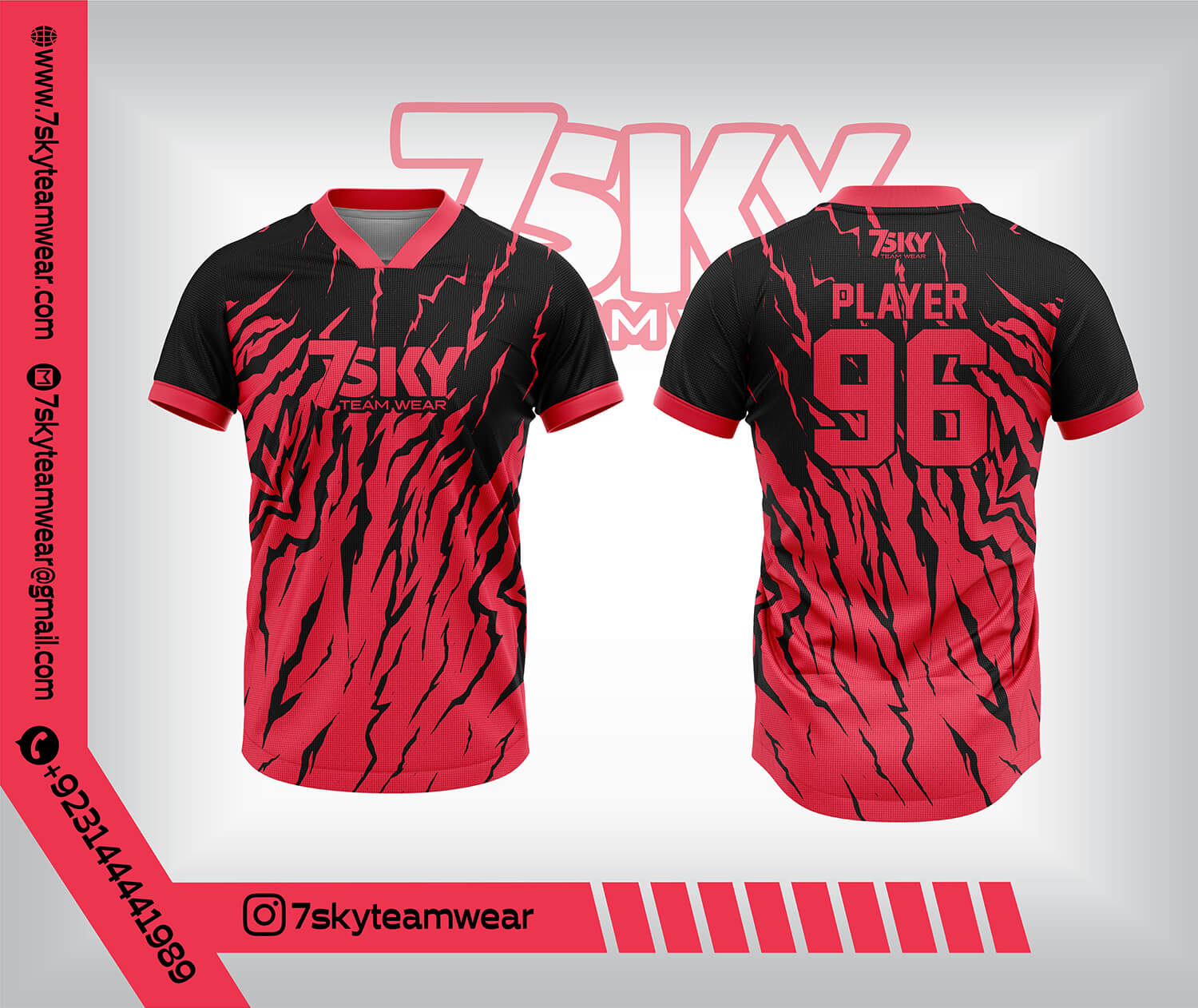 V-Neck Soccer Jersey