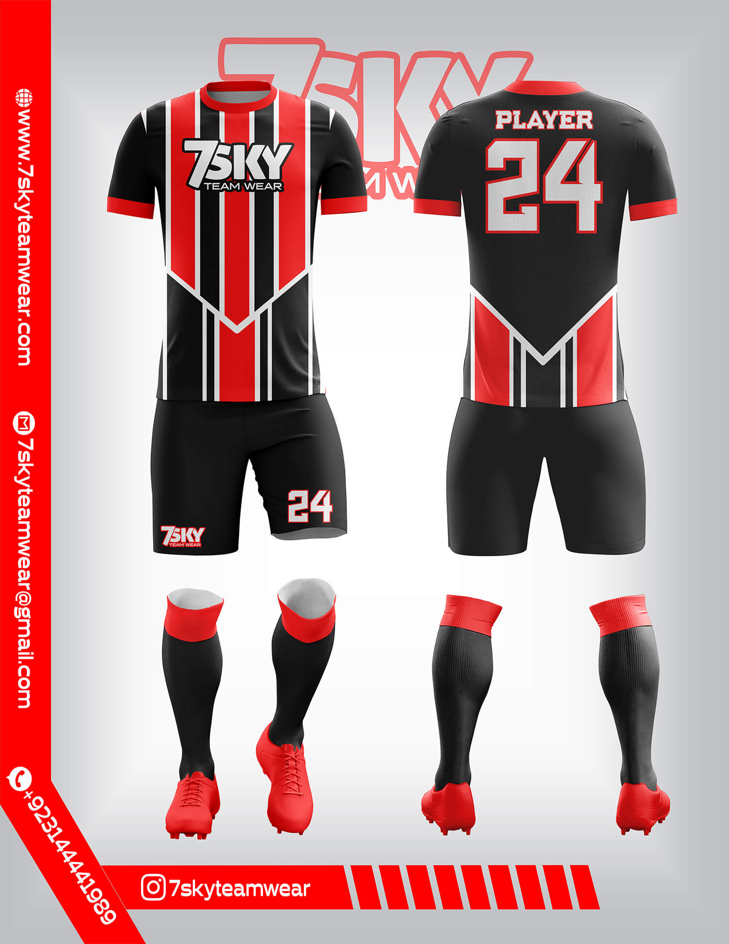 Raglon Half Sleeve Round Neck