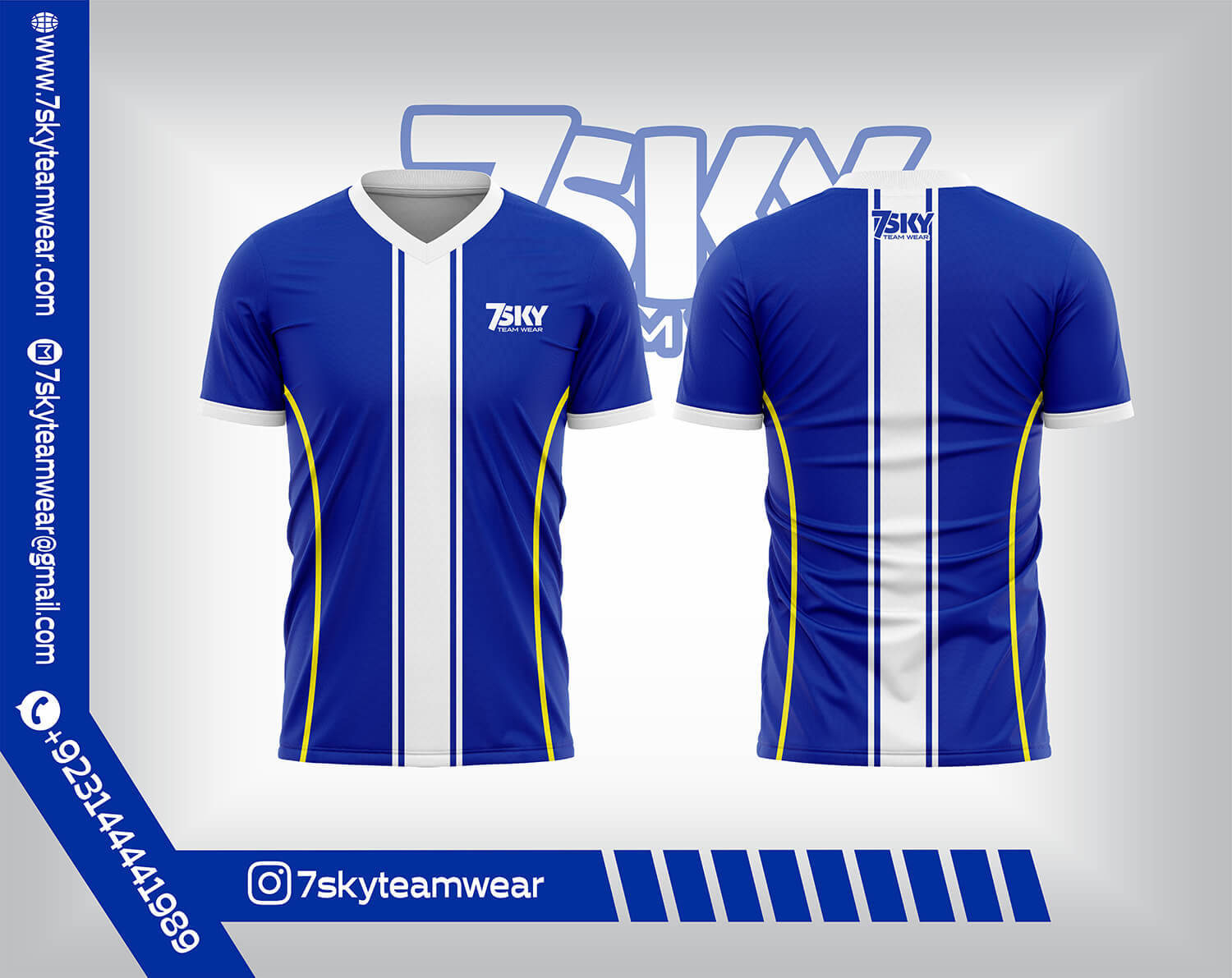 V Neck (Raglan Half Sleeves)