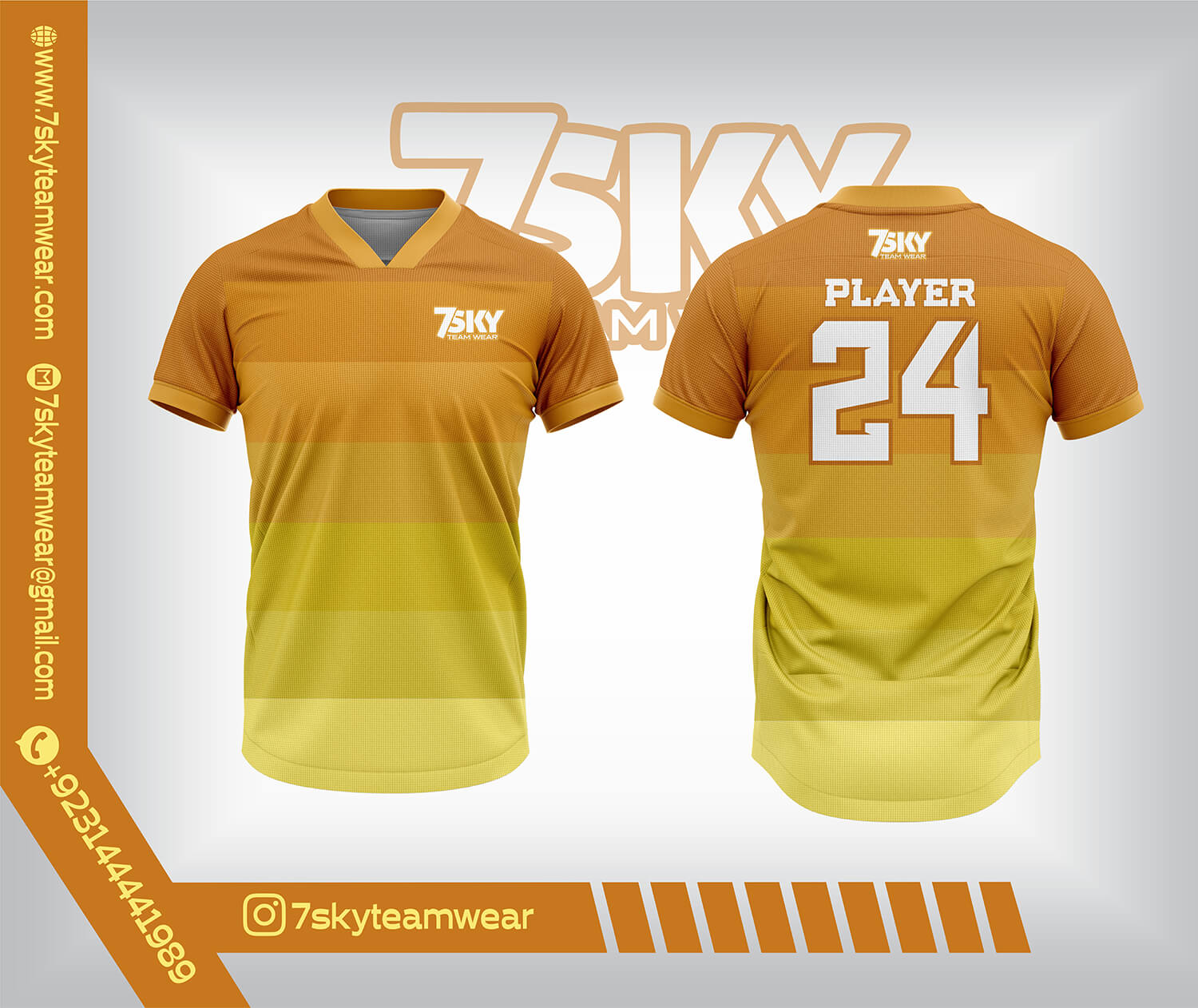 V-Neck Soccer Jersey
