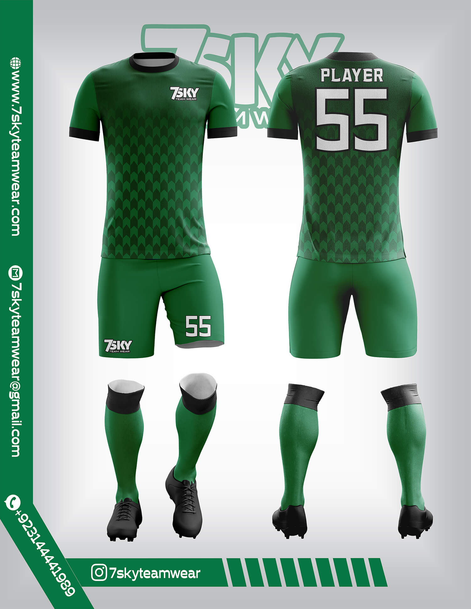 Raglon Half Sleeve Round Neck