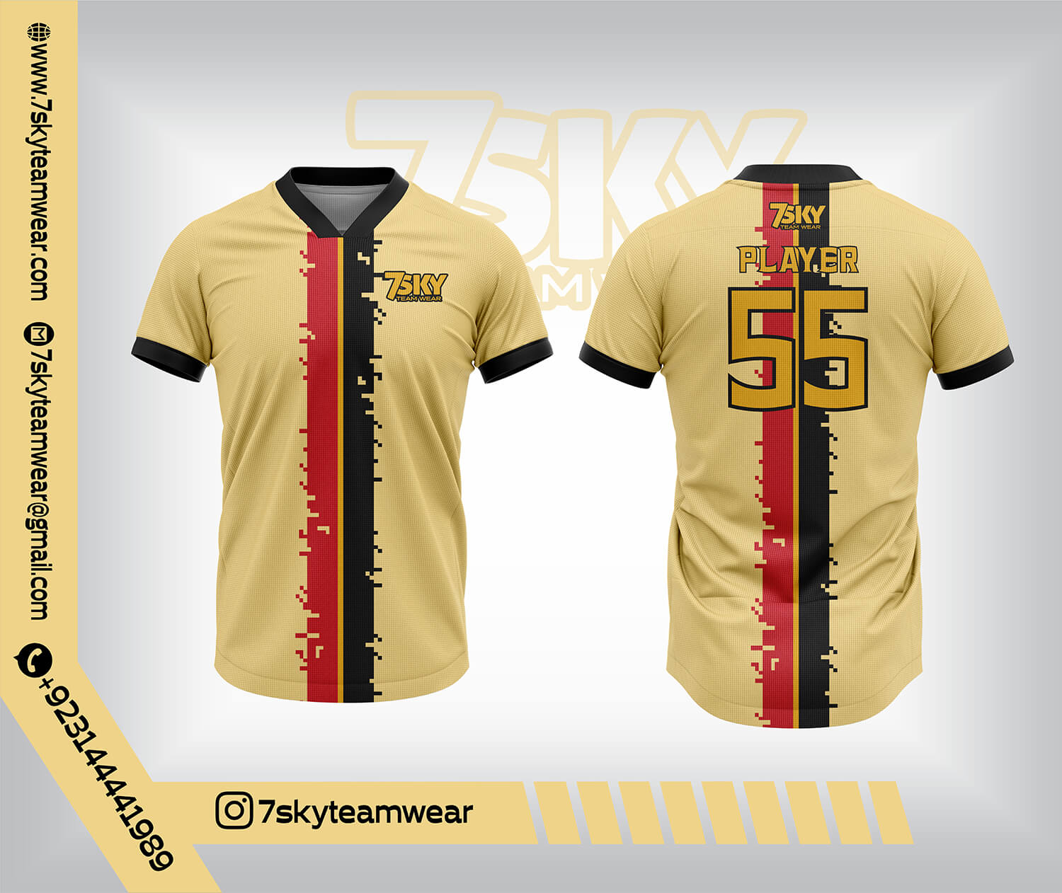 V-Neck Soccer Jersey