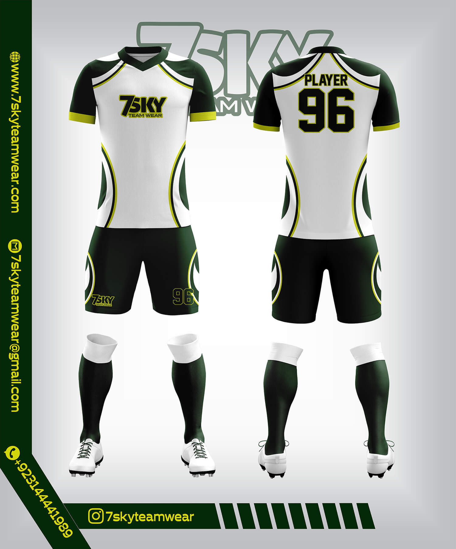 Raglon Half Sleeve V Neck