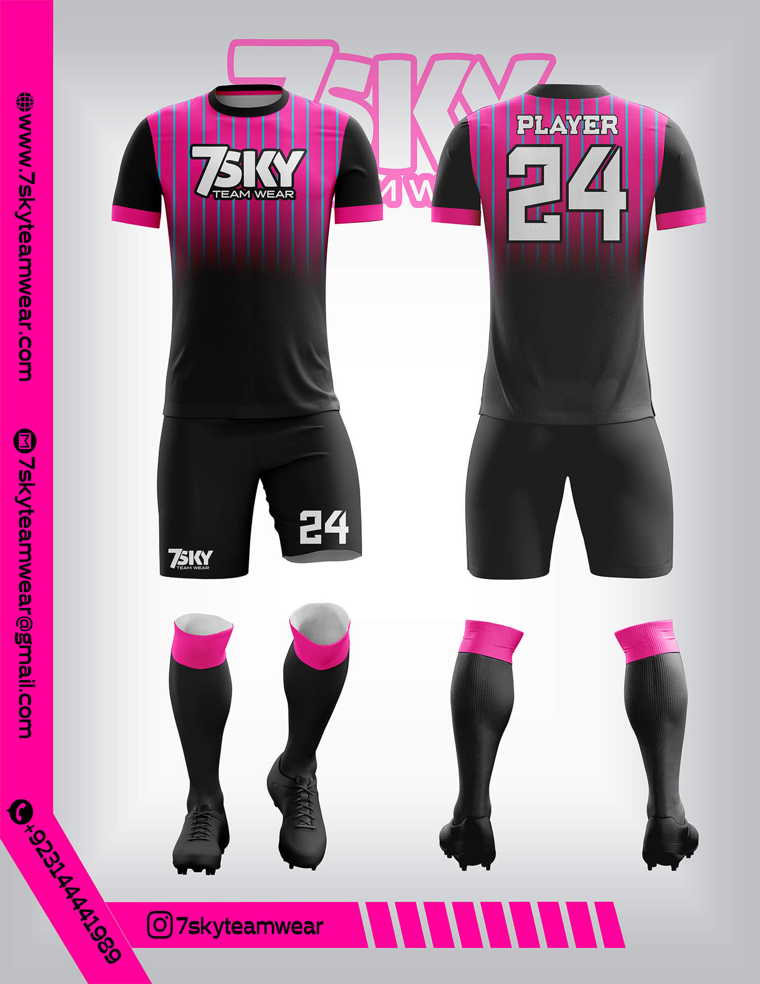 Raglon Half Sleeve Round Neck