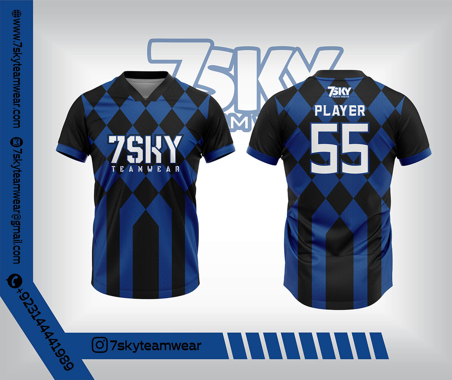 V-Neck Soccer Jersey