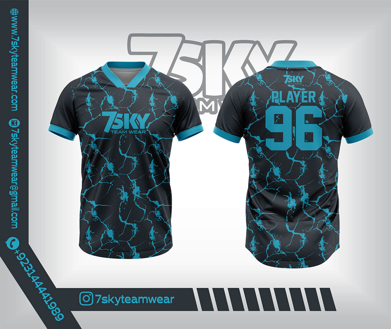 V-Neck Soccer Jersey