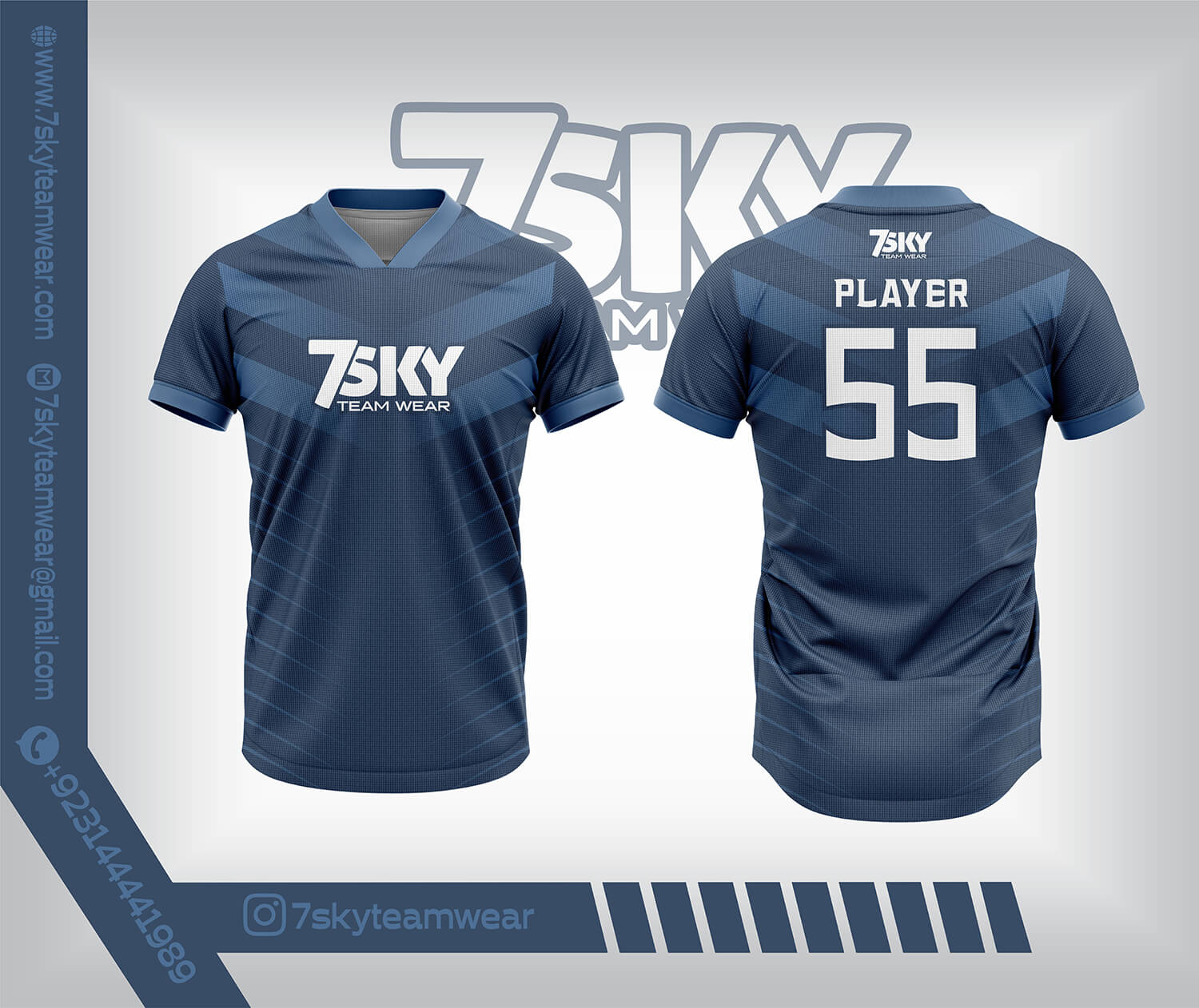 V-Neck Soccer Jersey