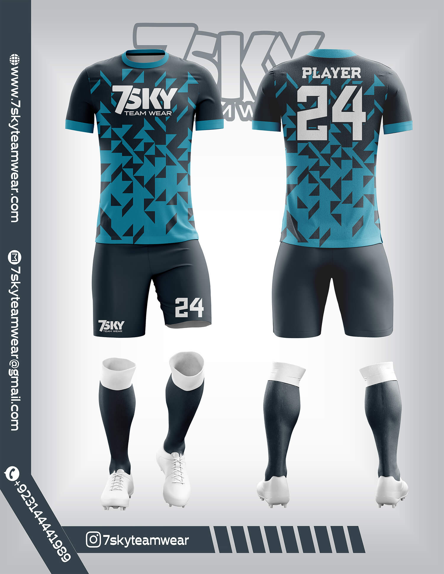 Raglon Half Sleeve Round Neck