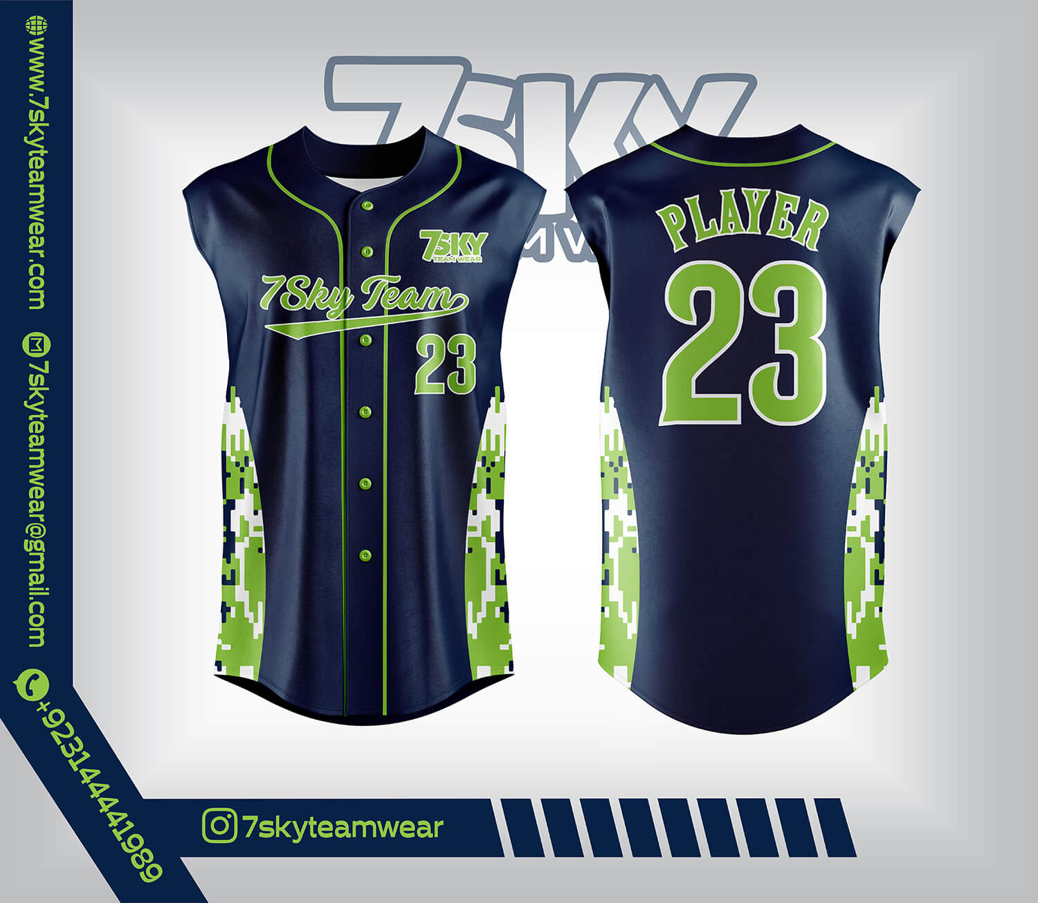 Baseball Sleeveless Jersey