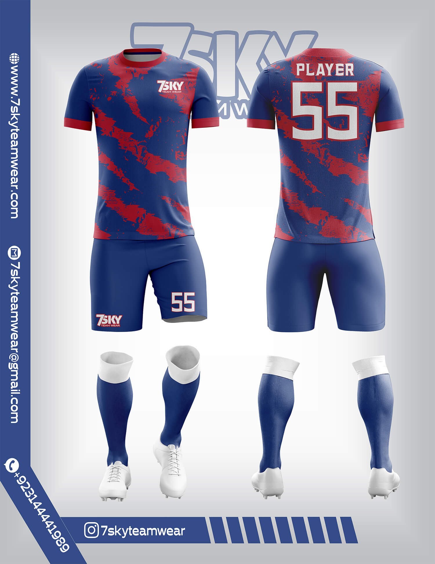 Raglon Half Sleeve Round Neck