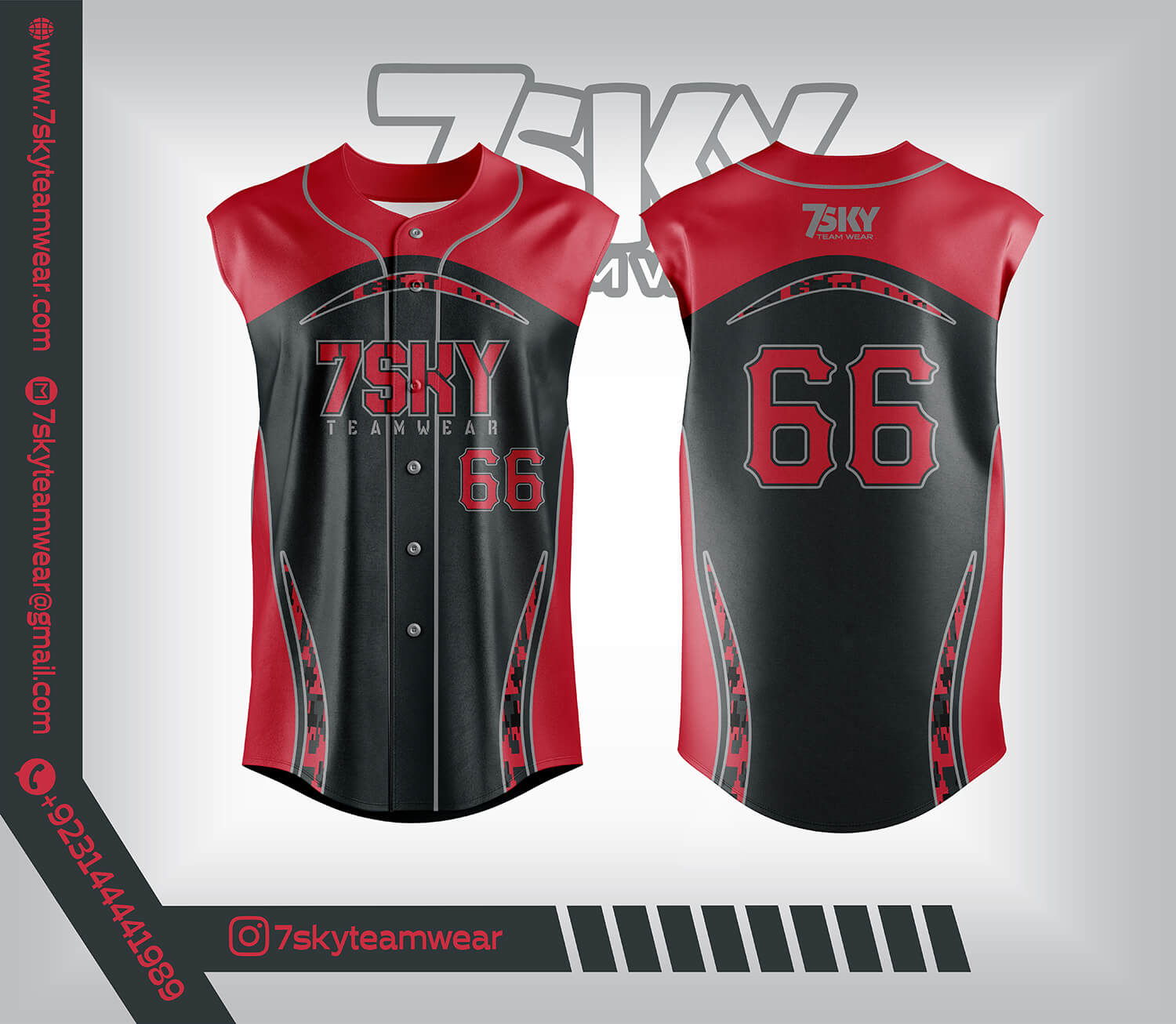 Baseball Sleeveless Jersey