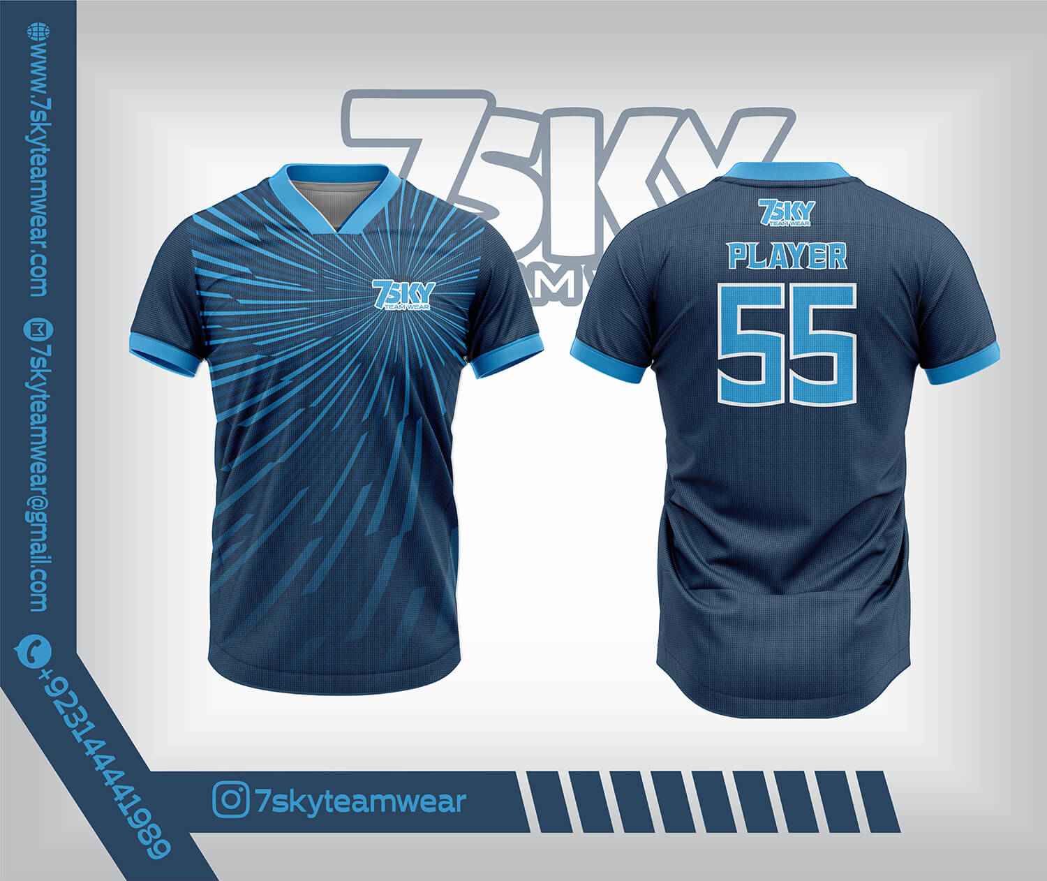 V-Neck Soccer Jersey