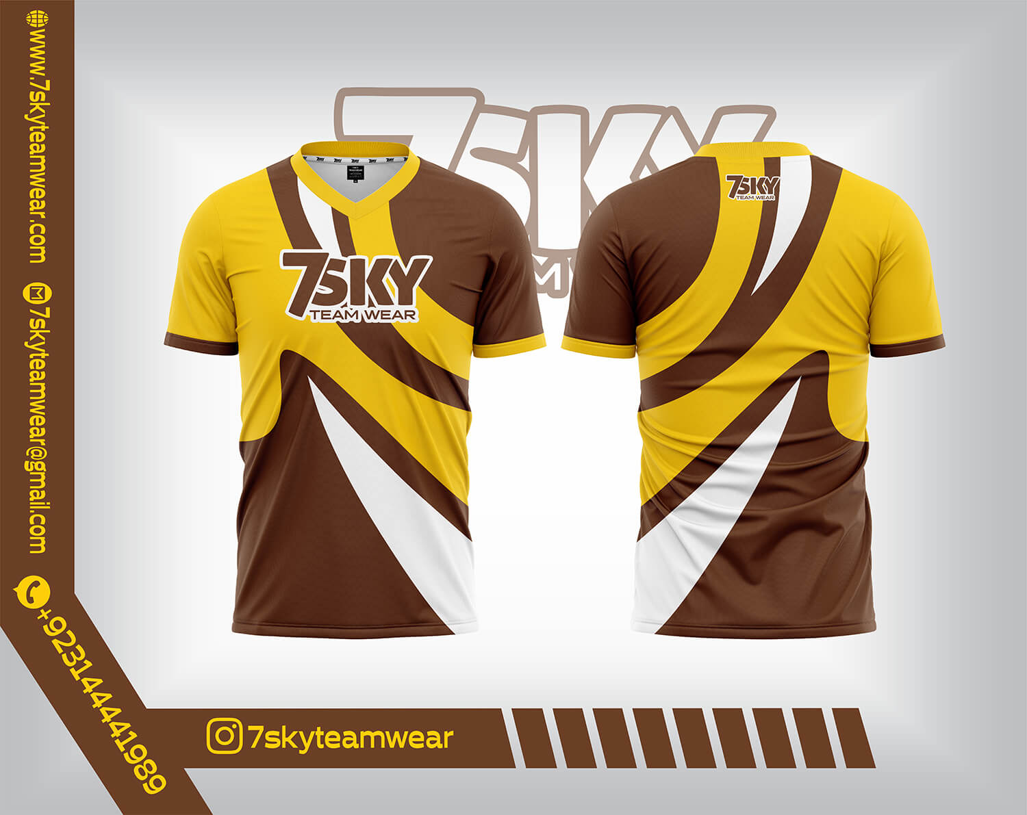 V Neck (Raglan Half Sleeves)