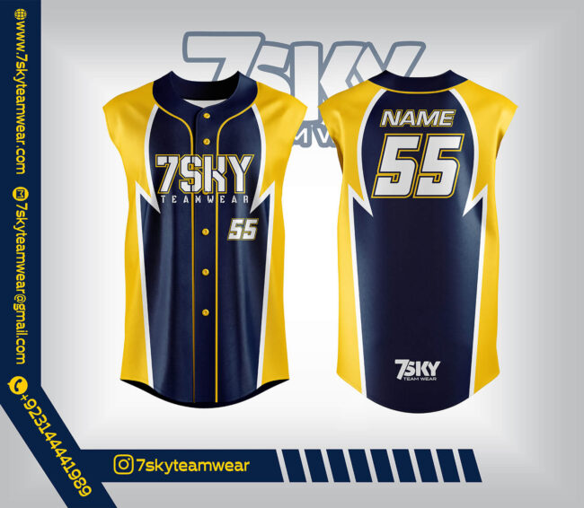 Baseball Sleeveless Jersey