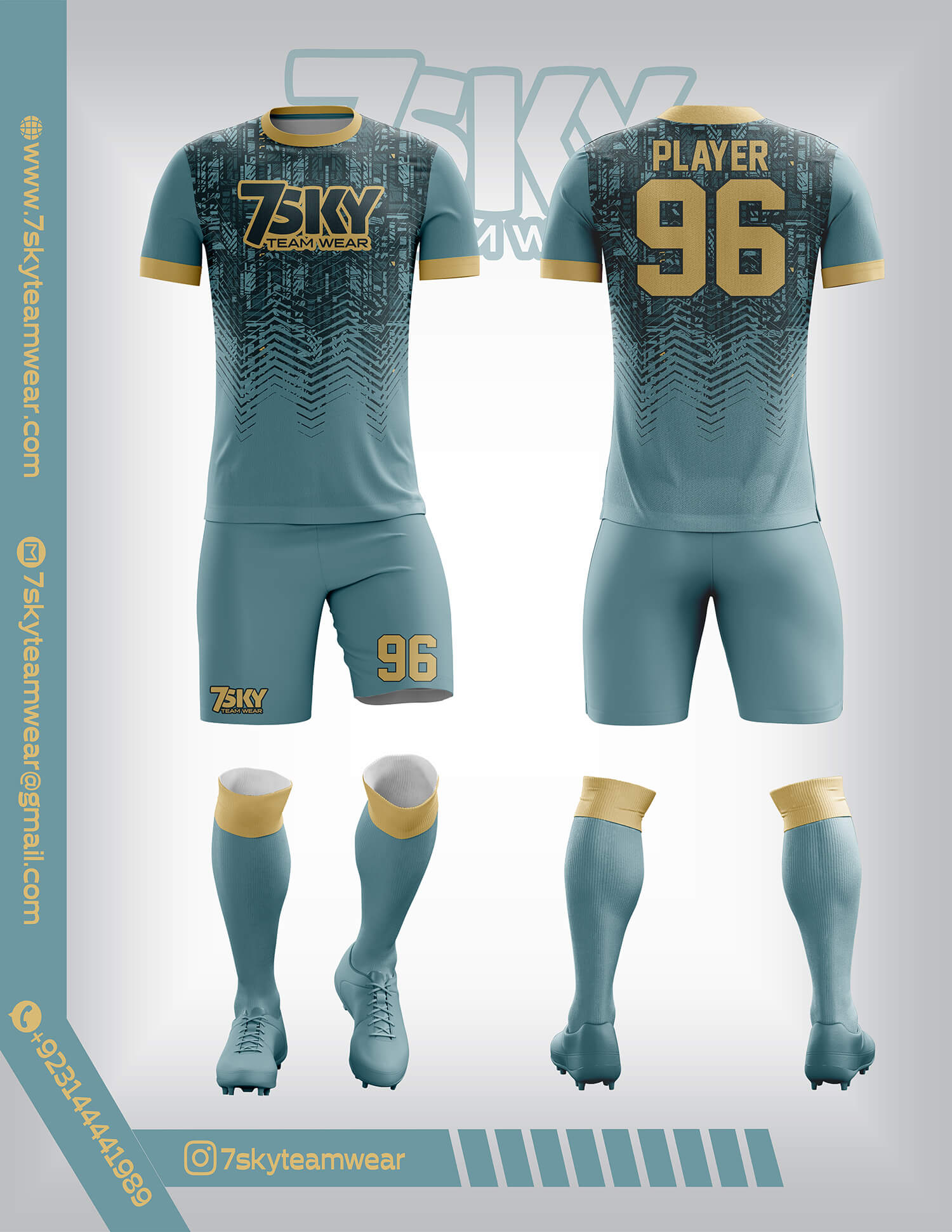 Raglon Half Sleeve Round Neck