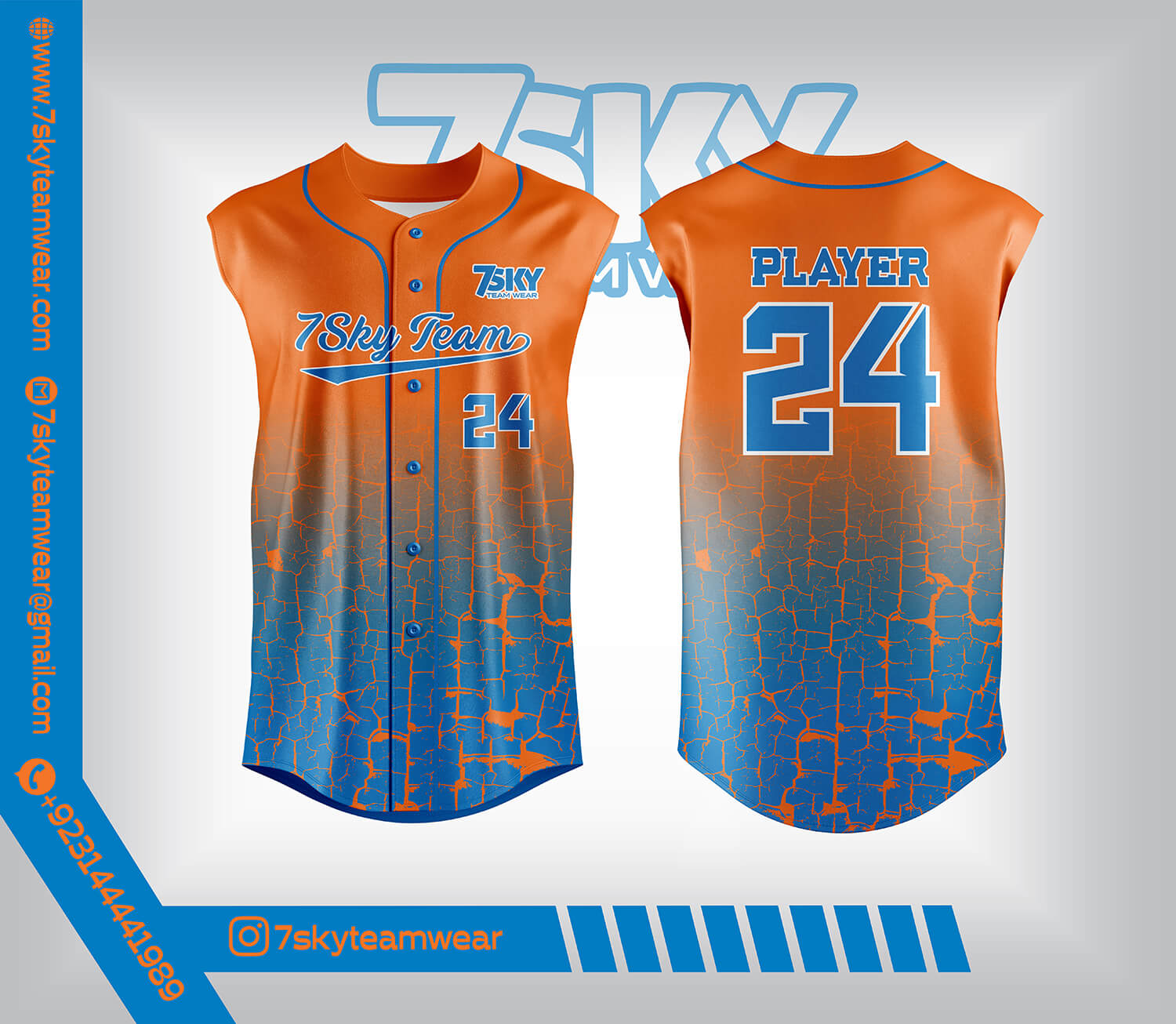 Baseball Sleeveless Jersey