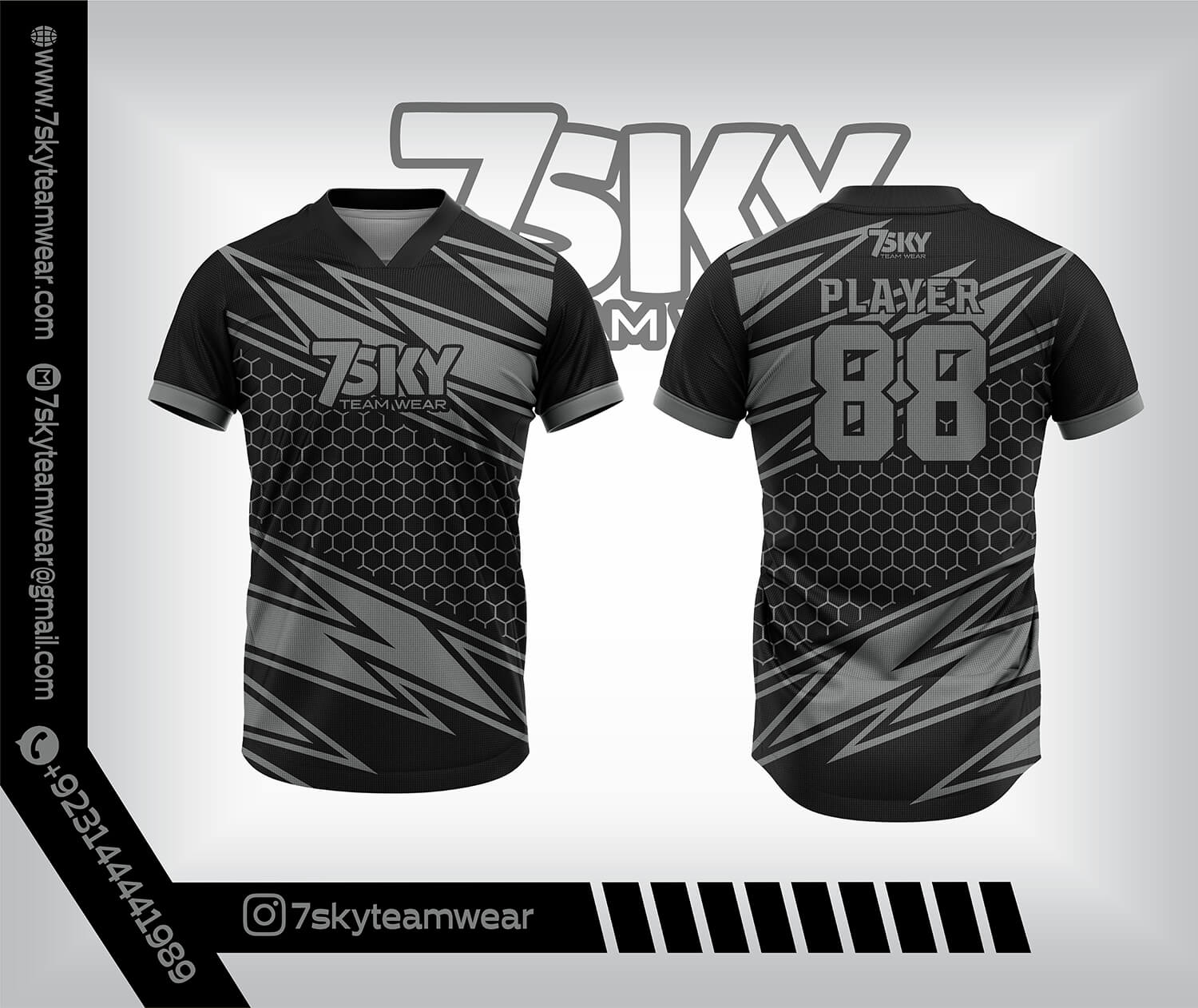 V-Neck Soccer Jersey