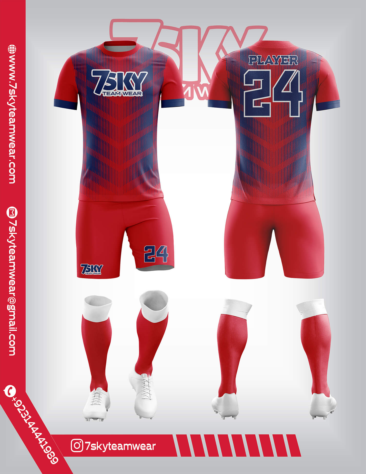 Raglon Half Sleeve Round Neck